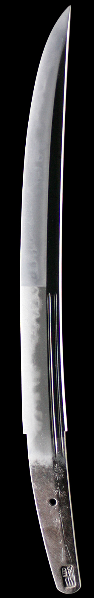 美濃介直胤（花押）七十三翁　嘉永四年八月（助川刻印）・差表