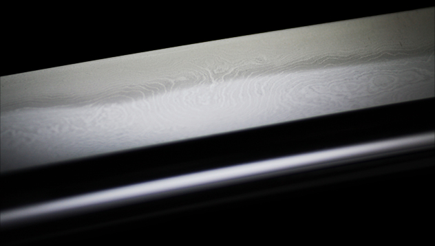 大和国住月山貞利作之(花押) 昭和六十三年六月吉日・鍛え肌1