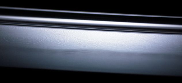 大和国住月山貞利作之(花押) 昭和六十三年六月吉日・鍛え肌2