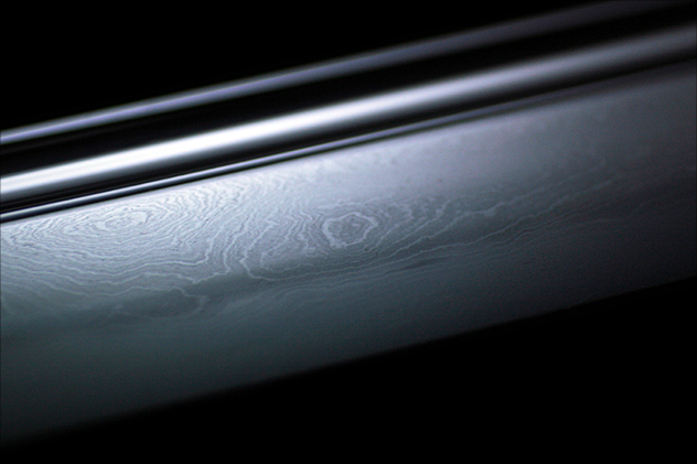 大和国住月山貞利作之(花押) 昭和六十三年六月吉日・鍛え肌3