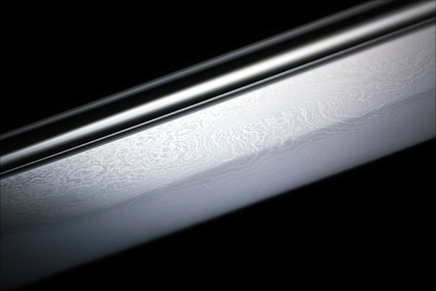 大和国住月山貞利作之(花押) 昭和六十三年六月吉日・鍛え肌4