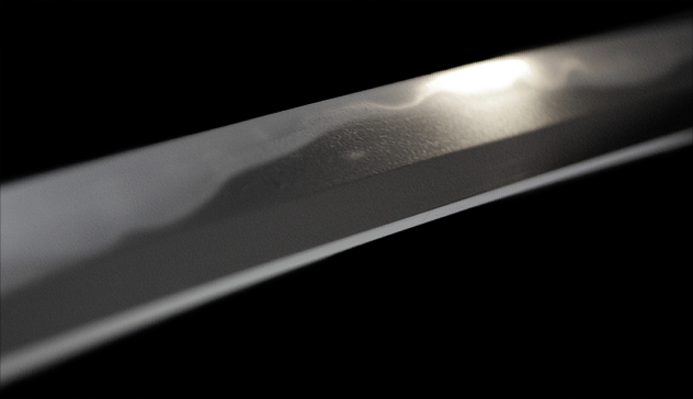 脇差】 （枝菊紋）近江守源久道――倉敷刀剣美術館